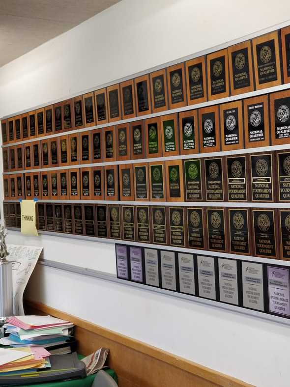 Trofeje public speaking klubu